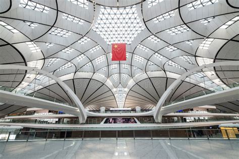 Beijing Daxing Airport editorial photo. Image of airport - 164189536