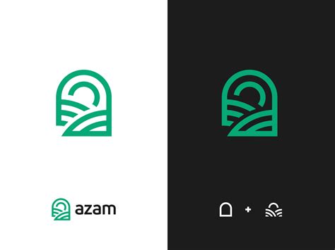 azam logo proposal by Daniel Eidi on Dribbble