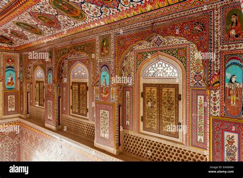 Samode Palace, Samode Village, Jaipur District, Rajasthan, India Stock Photo - Alamy