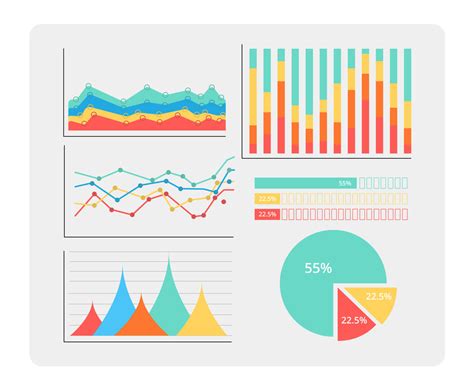 Colorful Chart Template Vector Vector Art & Graphics | freevector.com