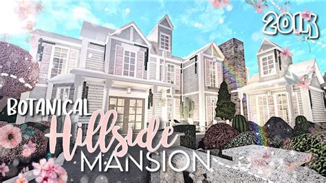 Bloxburg | Botanical Hillside Mansion | Design your dream house, Two ...