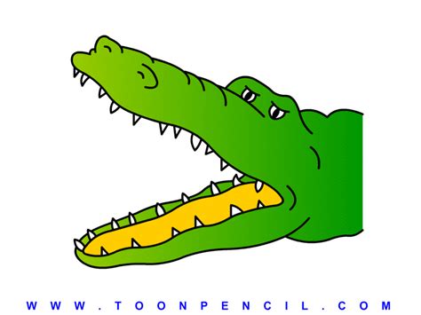 Clipart alligator open mouth, Clipart alligator open mouth Transparent ...