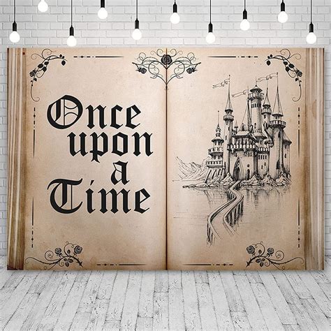 Amazon.com: ABLIN 7x5ft Fairy Tale Books Backdrop Old Opening Book Once ...