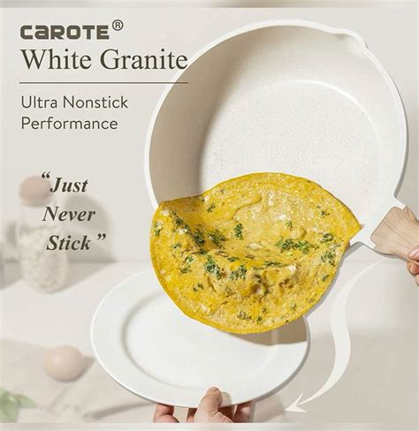 White Granite Induction Cookware Set