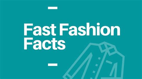 Fast Fashion Infographic, the Facts of Fast Fashion