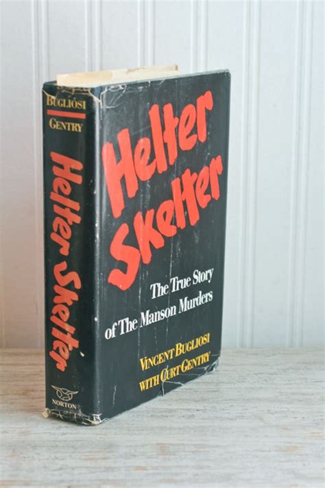 Helter Skelter Charles Manson Vintage Book 1970s Manson