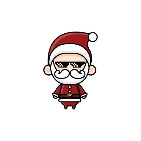 Cute cartoon santa claus chibi 4775322 Vector Art at Vecteezy