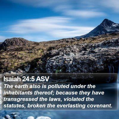 Isaiah 24 Scripture Images - Isaiah Chapter 24 ASV Bible Verse Pictures