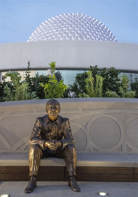 "Walt The Dreamer" Statue Debuting In New World Celebration Gardens At ...