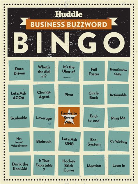 You Need This: New Brunswick Business Buzzword Bingo - Huddle