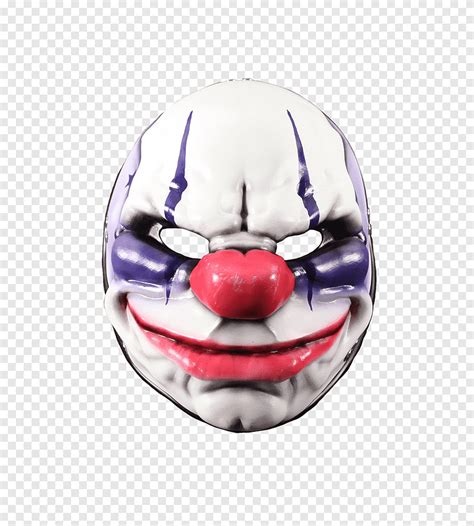 Payday 2 Payday: The Heist Mask Overkill Software Video game, mask clown, game, video Game png ...