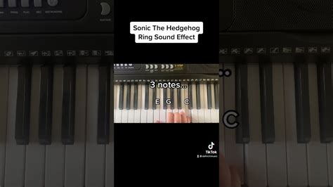 Sonic the Hedgehog Ring Sound Effect - Piano - Beginner Lesson - YouTube