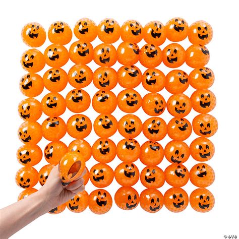 Bulk 72 Pc. Squishy Gel Beads Pumpkin Balls