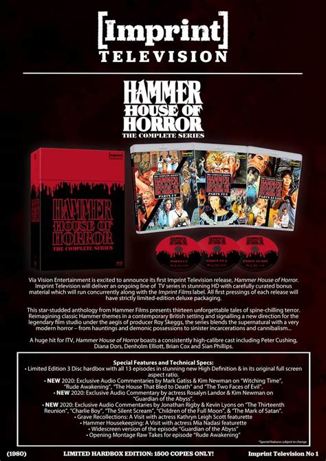 Hammer House Of Horror - The Complete Series (Blu-ray Limited Edition ...