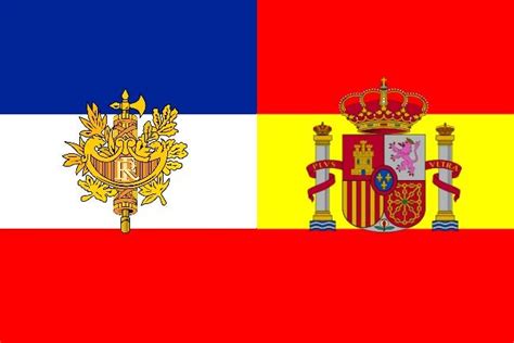 Flag of France-Spain (or Franco-Spanish Empire) : vexillology