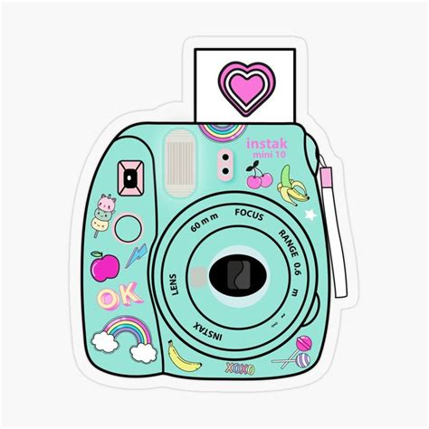 INSTANT CAMERA Sticker by sherri-lee in 2022 | Happy stickers, Cute ...