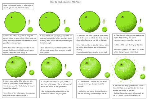 Pixel Shading Techniques for MS Paint by Miolene on DeviantArt