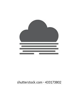 Fog Icon Vector Solid Logo Pictogram: Vector có sẵn (miễn phí bản quyền ...