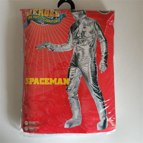 *Adult Costume – Spaceman – Size Medium (OLD STOCK) – The Party Warehouse