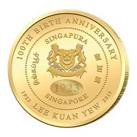 Singapore Unveils LKY100 Coin: Celebrating Lee Kuan Yew's 100th Birth ...