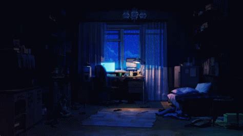 Anime Bedroom GIF - Anime Bedroom - Discover & Share GIFs