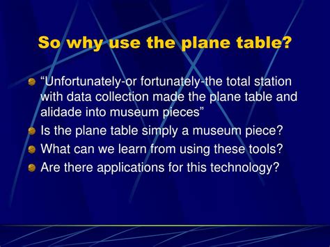 PPT - Plane Table Mapping PowerPoint Presentation, free download - ID ...