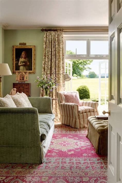 A seventeenth-century rectory rebuilt after a devastating fire | Country living room, Country ...