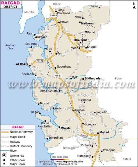 Raigad District Map