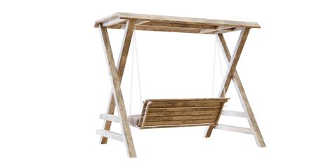swing - Eric Wooden Double-Seater Garden swing - otdoor exterior swing with pollows and shade ...
