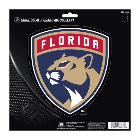 Florida Panthers Large Decal | Fanmats - Sports Licensing Solutions, LLC