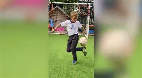 WATCH | Talented 11-year-old's football trick shots go viral | Life