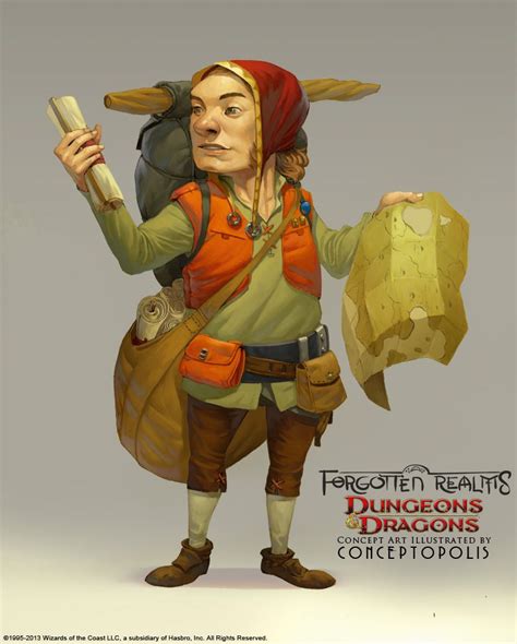 Lightfoot Halfling (Male) by Conceptopolis on DeviantArt | Dungeons and dragons art, Dungeons ...