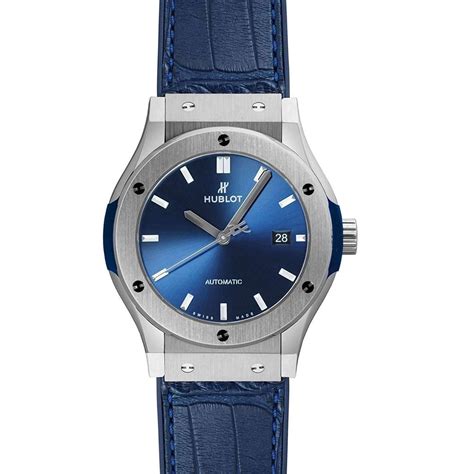 HUBLOT ClASSIC FUSION BLUE TITANIUM 42 MM MEN WATCH 542.NX.7170.LR | ROOK JAPAN