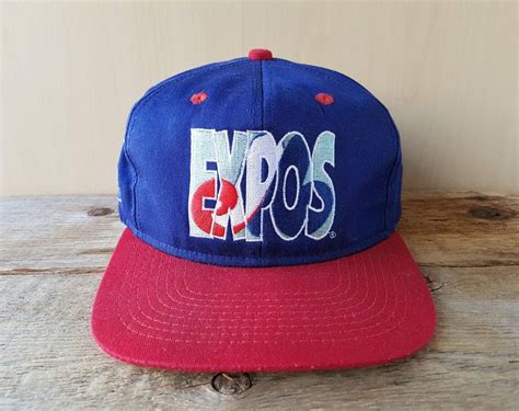 Montreal EXPOS Vintage 90s Snapback Hat 1 Apparel Official | Etsy Canada | Snapback hats, Sport ...