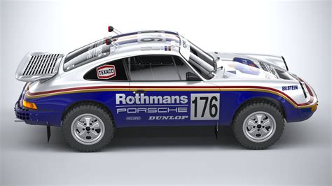 Porsche 911 953 Dakar 1984 - 3D Model by SQUIR