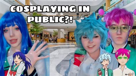 COSPLAYING IN PUBLIC?! ☆SAIKI K COSPLAY AT THE MALL☆ - YouTube