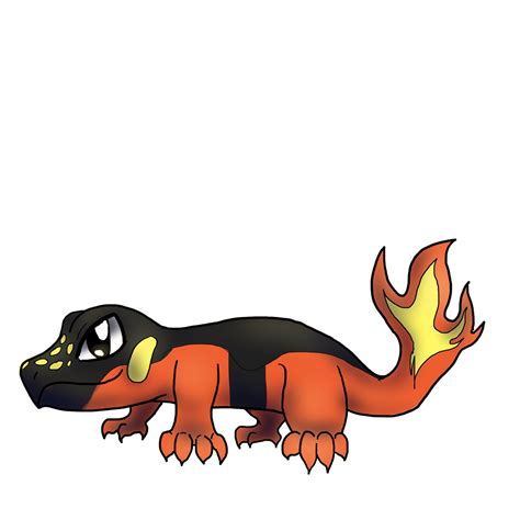 Fire type fakemon by MagicalRave on DeviantArt