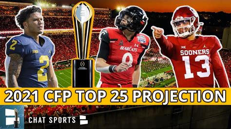 College Football Playoff Rankings: Projected CFP Top 25 Before Week 9 ...