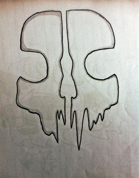 Call Of Duty Ghost Drawing at GetDrawings | Free download