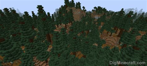 Giant Spruce Taiga Hills in Minecraft