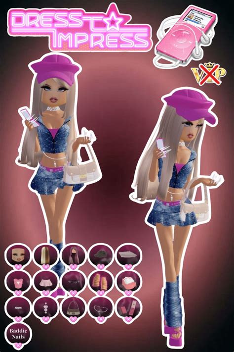 Y2K PINK MCBLING dti fit 💖💎 (NO ROBUX OR VIP) in 2024 | Dress to ...