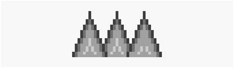 Spikes Pixel Art Png, Transparent Png - kindpng