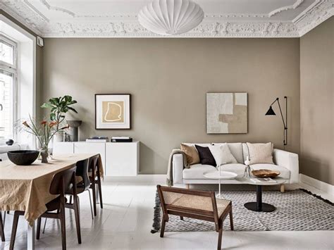 Warm beige interior - COCO LAPINE DESIGN | Beige living rooms, Brown ...