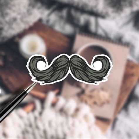 Mustache Stickers - Etsy