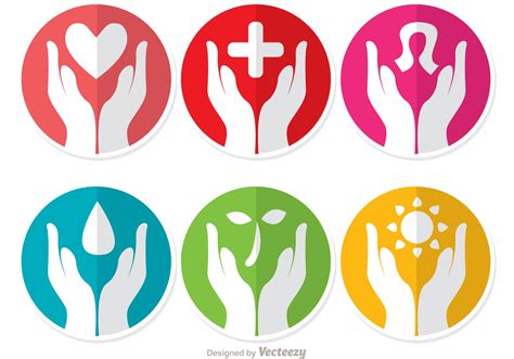 Double Symbol Helping Hand Vectors - Download Free Vector Art, Stock Graphics & Images