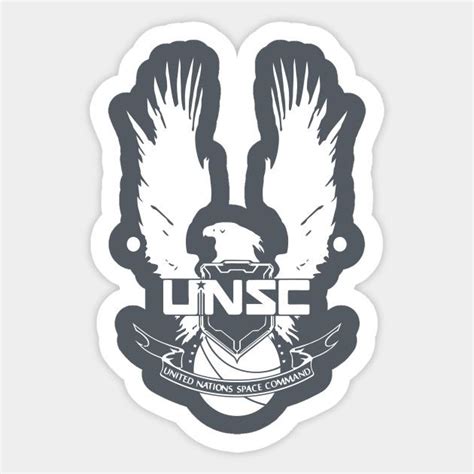 Clean and Stylish UNSC Logo Sticker