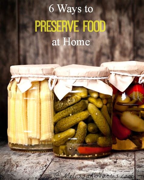 6 Ways to Preserve Food at Home | Melissa K. Norris