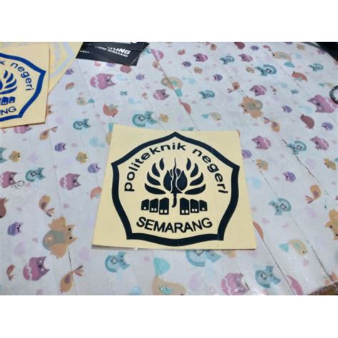 Jual Sticker Logo Polines Berwarna - Kota Semarang - Kopma Bahtera ...