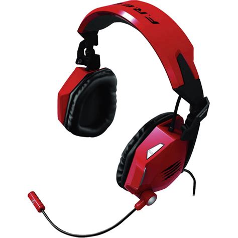 Mad Catz® MCB434030013/02/1 F.R.E.Q.™ 5 Stereo Gaming Headset For PC & Mac - Red | Rapid Online