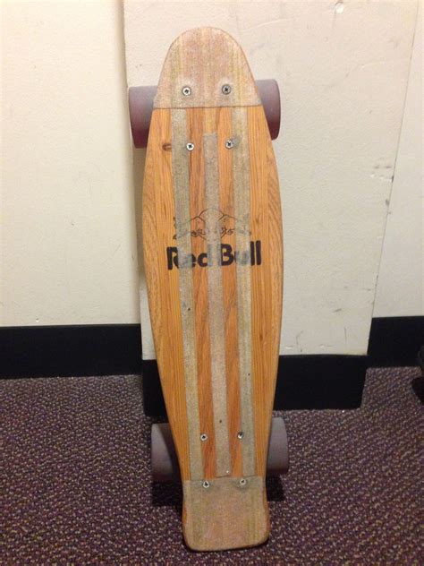 Custom made, hardwood penny board. Wood burned Red Bull logo. Great cruiser! | Bull logo, Penny ...